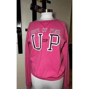 Vintage Victoria's Secret PINK University of Pink Crewneck Sweatshirt Pink Small